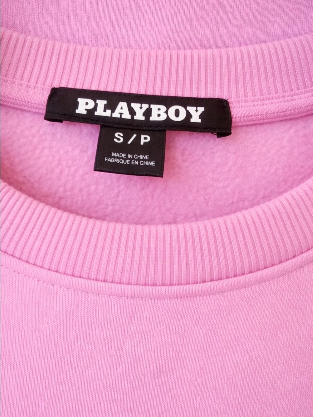 PLAYBOY Pink Graphic California Crewneck Sweatshirt - Picture 2 of 2